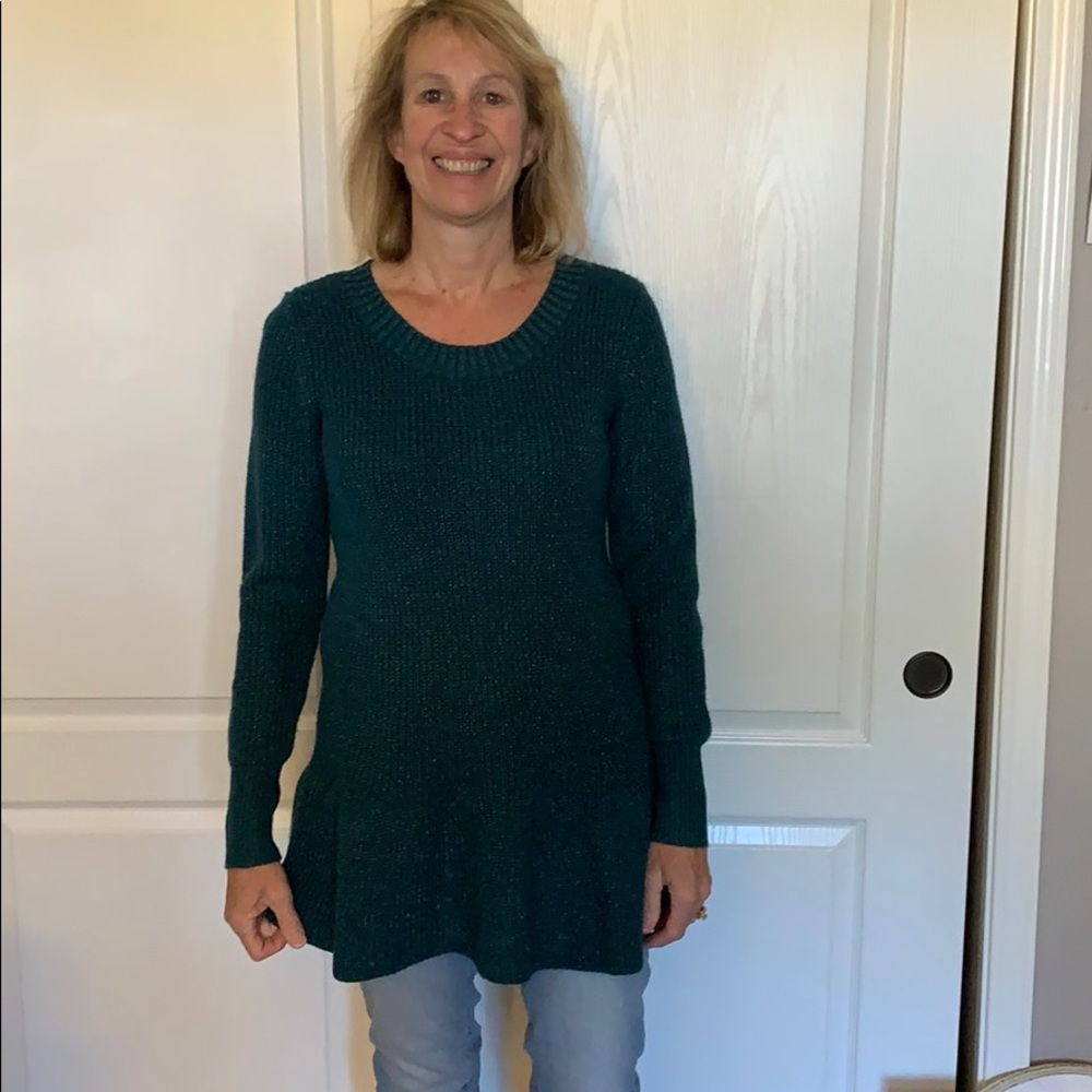 Teal sweater , Beautiful!!!